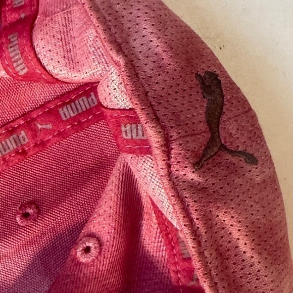 PUMA Pink White Athletic Adjustable Tie Dye Sport Cap Hat - Picture 5 of 9